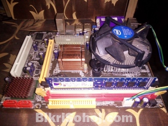 ESONIC  41 COMBO CORE2 DUO MOTHRBOARD AND RAM